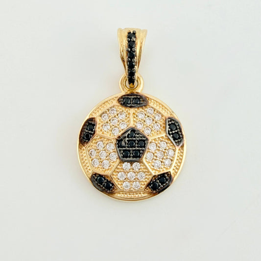 Dije Balon Futbol 2.75gr / 3/4 in / Oro Amarillo 18K ©