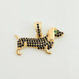 Dije Perro Salchicha 2.1gr / 3/4 in / Oro Amarillo 18K ©