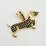 Dije Perro Salchicha 2.1gr / 3/4 in / Oro Amarillo 18K ©