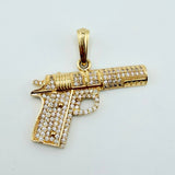 Dije Pistola 4.7gr / 1 1/4 in / Oro Amarillo 18K ©
