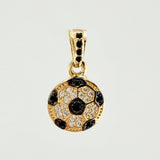Dije Balon Futbol 1.55gr / 3/4 in / Oro Amarillo 18K