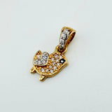Dije Pajarito 0.95gr / 1/2 in / Oro Amarillo 18K ©