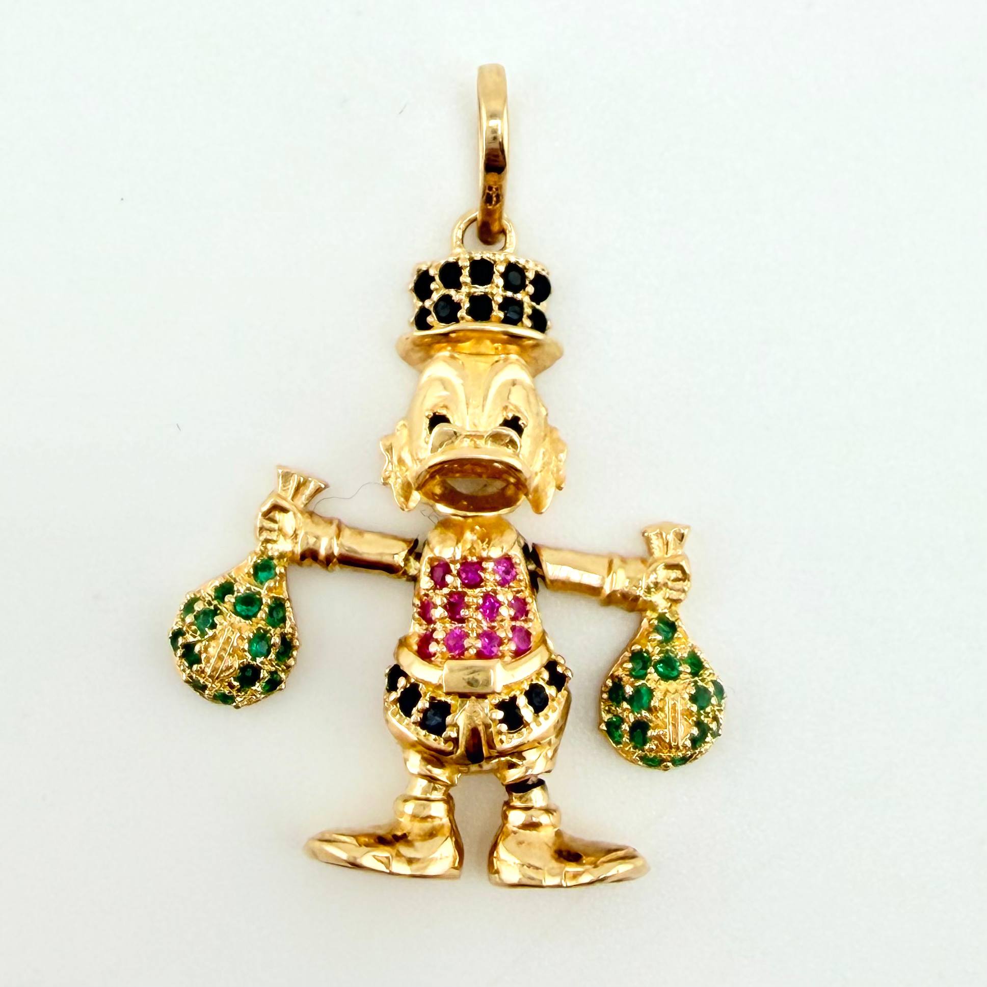 Dije Pato Bolsa Dinero 4.15gr / 1 1/4 in / Oro Amarillo 18K ©