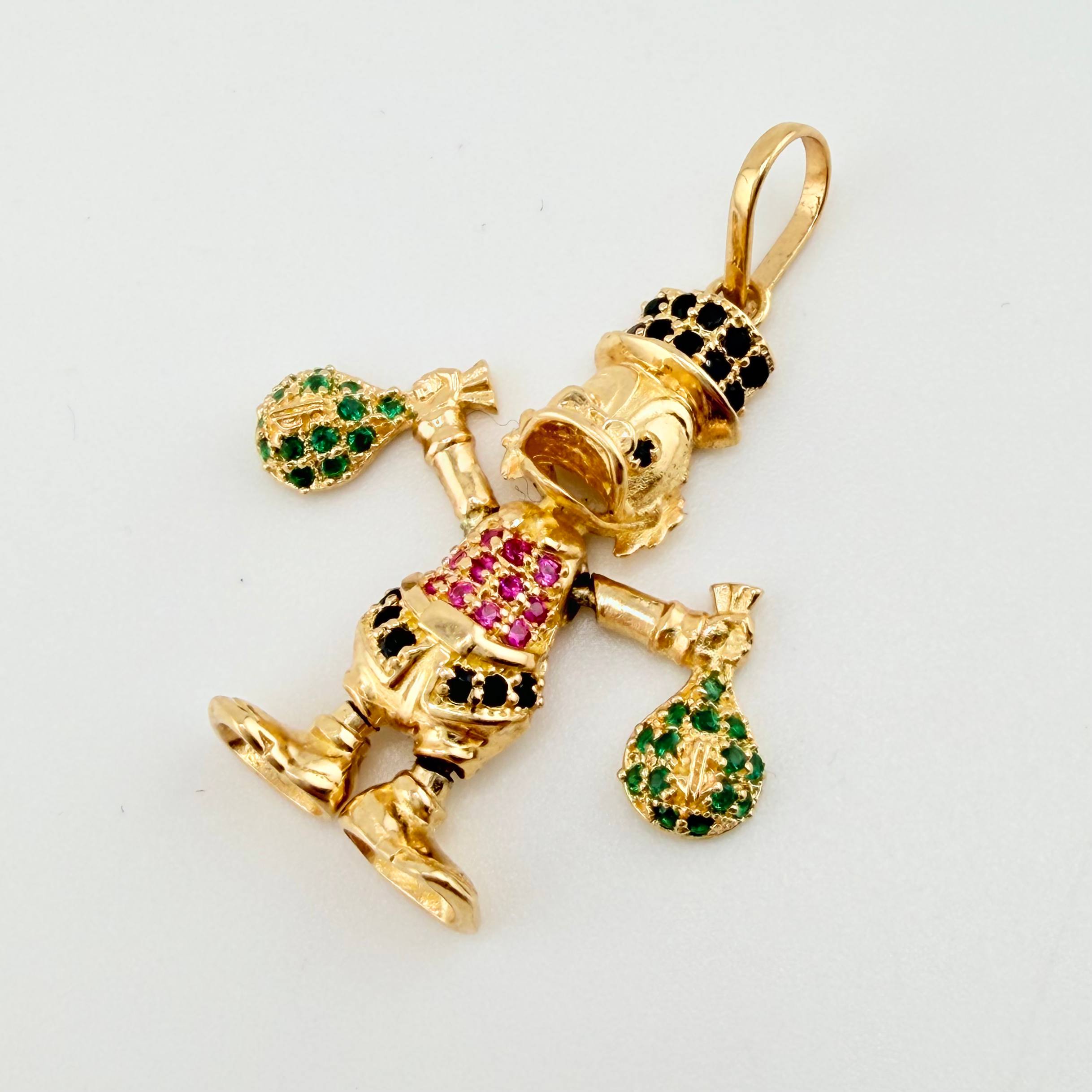 Dije Pato Bolsa Dinero 4.15gr / 1 1/4 in / Oro Amarillo 18K ©