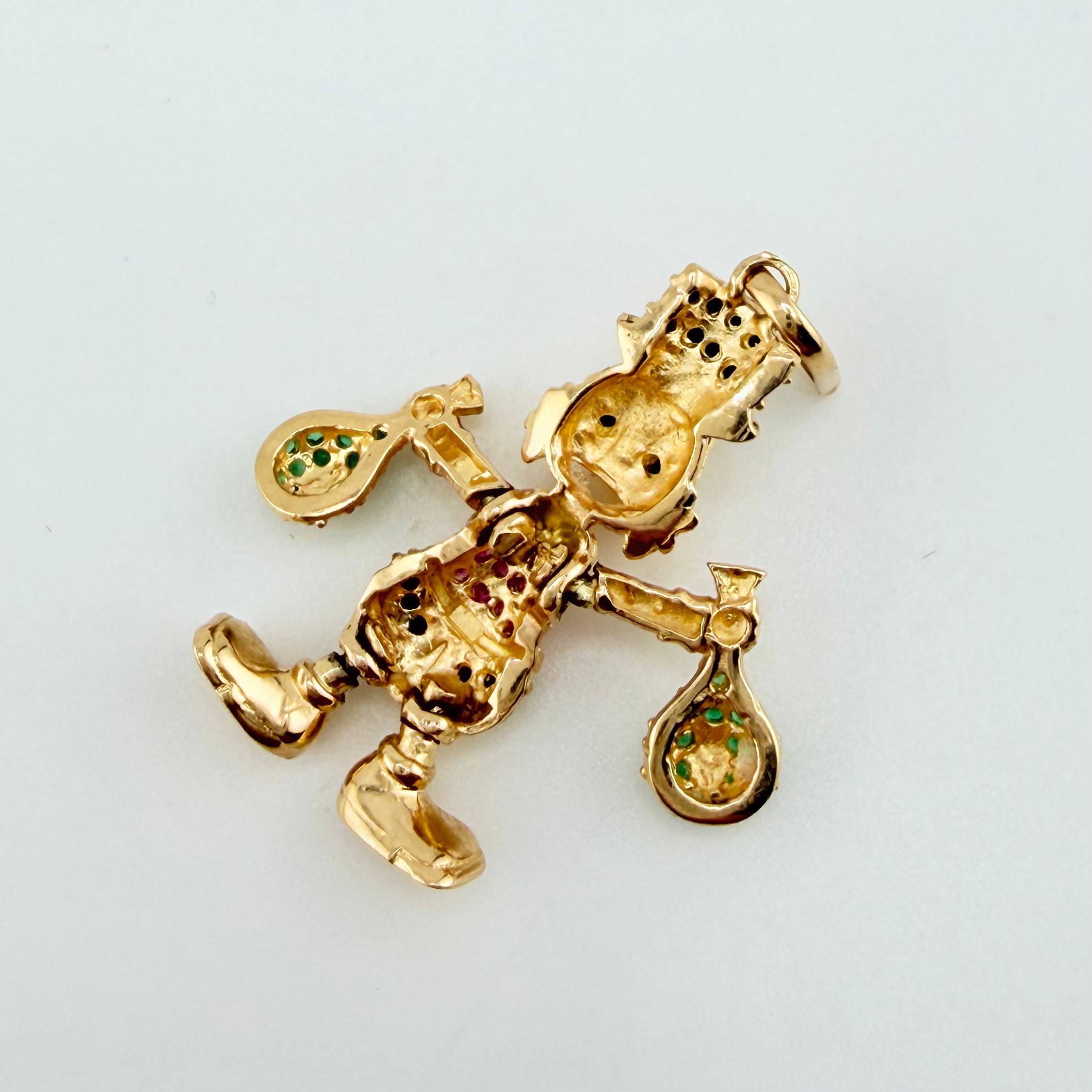 Dije Pato Bolsa Dinero 4.15gr / 1 1/4 in / Oro Amarillo 18K ©