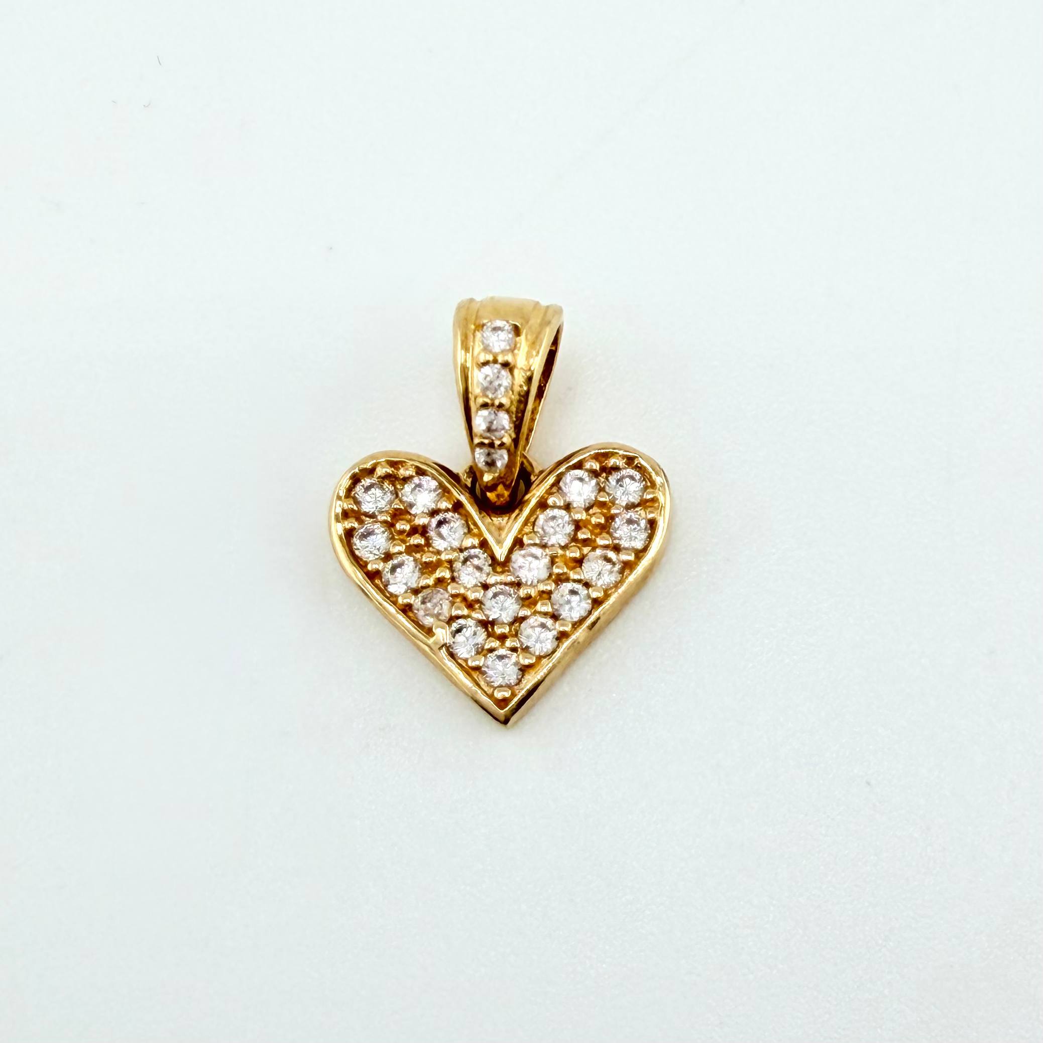 Dije Corazon 1.15gr / 1/2 in / Oro Amarillo 18K