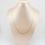 Cadena Plana 1.7gr / 19 3/4 in / 1.3mm Oro Amarillo +3 18K