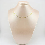 Cadena Plana 1.35gr / 15 3/4 in / 1.3mm Oro Amarillo +3 18K