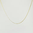 Cadena Escalera Plana  1.55gr / 19 3/4 in / 1.3mm Oro Amarillo +3 18K *