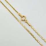 Cadena Plana 1.75gr / 19 3/4 in / 1.3mm Oro Amarillo +3 18K