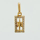 Dije Estrella Cardinal 1.05gr / 3/4 in / Oro Amarillo 18K
