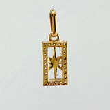 Dije Estrella Cardinal 1.05gr / 3/4 in / Oro Amarillo 18K