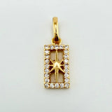 Dije Estrella Cardinal 1.05gr / 3/4 in / Oro Amarillo 18K