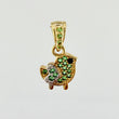 Dije Pajarito 0.95gr / 1/2 in / Dos Oros Amarillo Blanco 18K