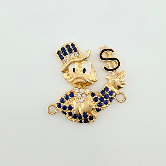 Herraje Pato Inspirado 4.05gr / 3/4 in / Oro Amarillo 18K