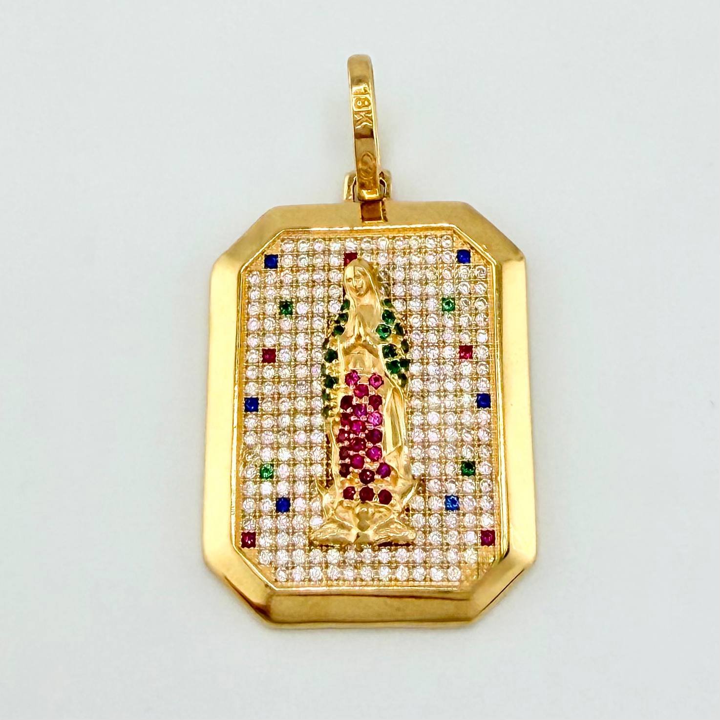 Dije Virgen Guadalupe 10gr / 1 3/4 in / Oro Amarillo 18K