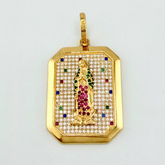 Dije Virgen Guadalupe 10gr / 1 3/4 in / Oro Amarillo 18K