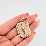 Dije Virgen Guadalupe 10gr / 1 3/4 in / Oro Amarillo 18K