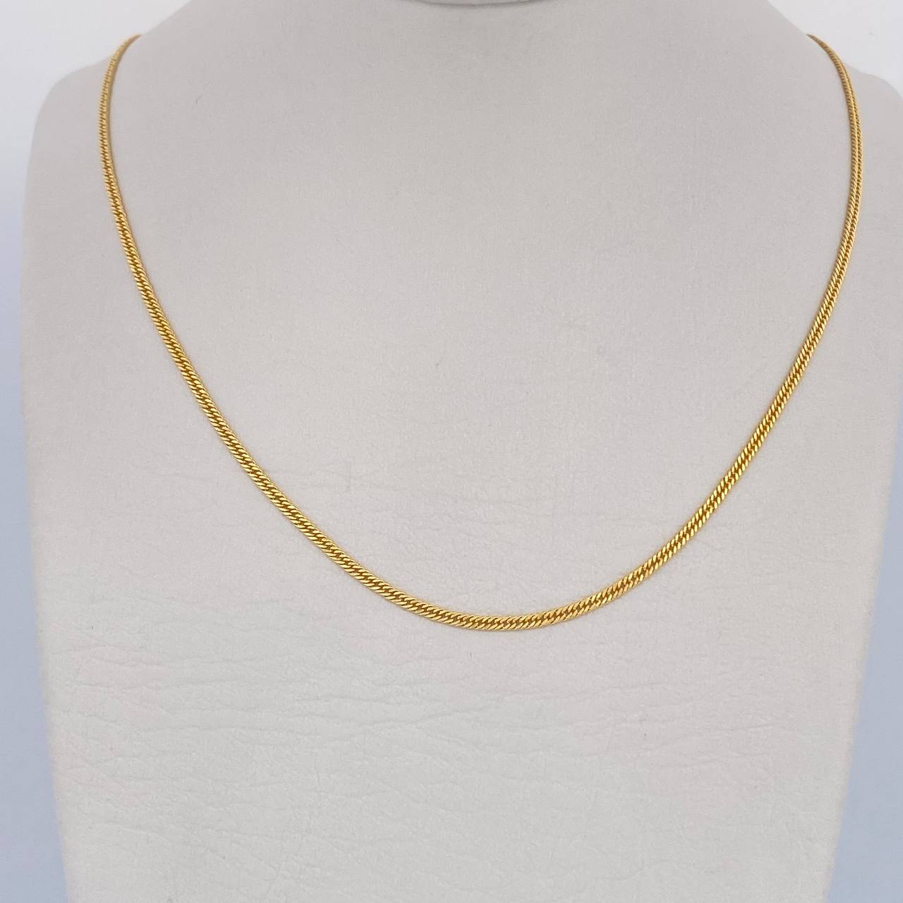 Cuban Links Reticulated 1.8gr / 45cm / +3 18K Gold &
