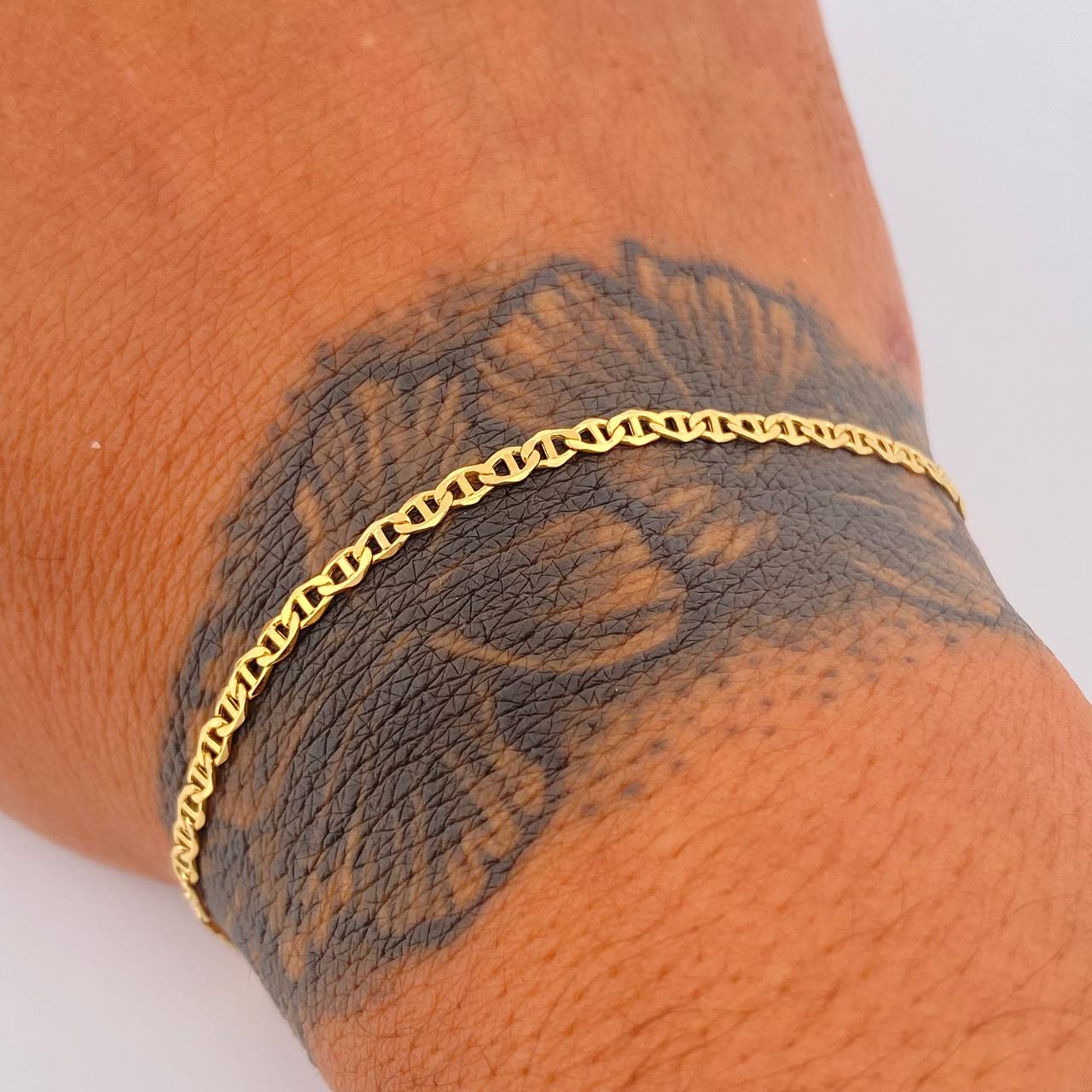 Pulso Escalera 1.2gr / 18.7cm / +3 Oro 18K &