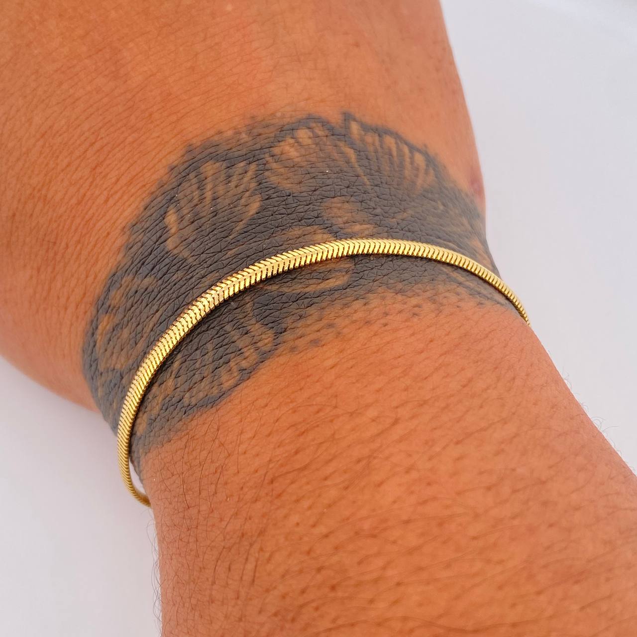 Pulso Serpiente 2.7gr / 18.6cm / +2 Oro 18K &