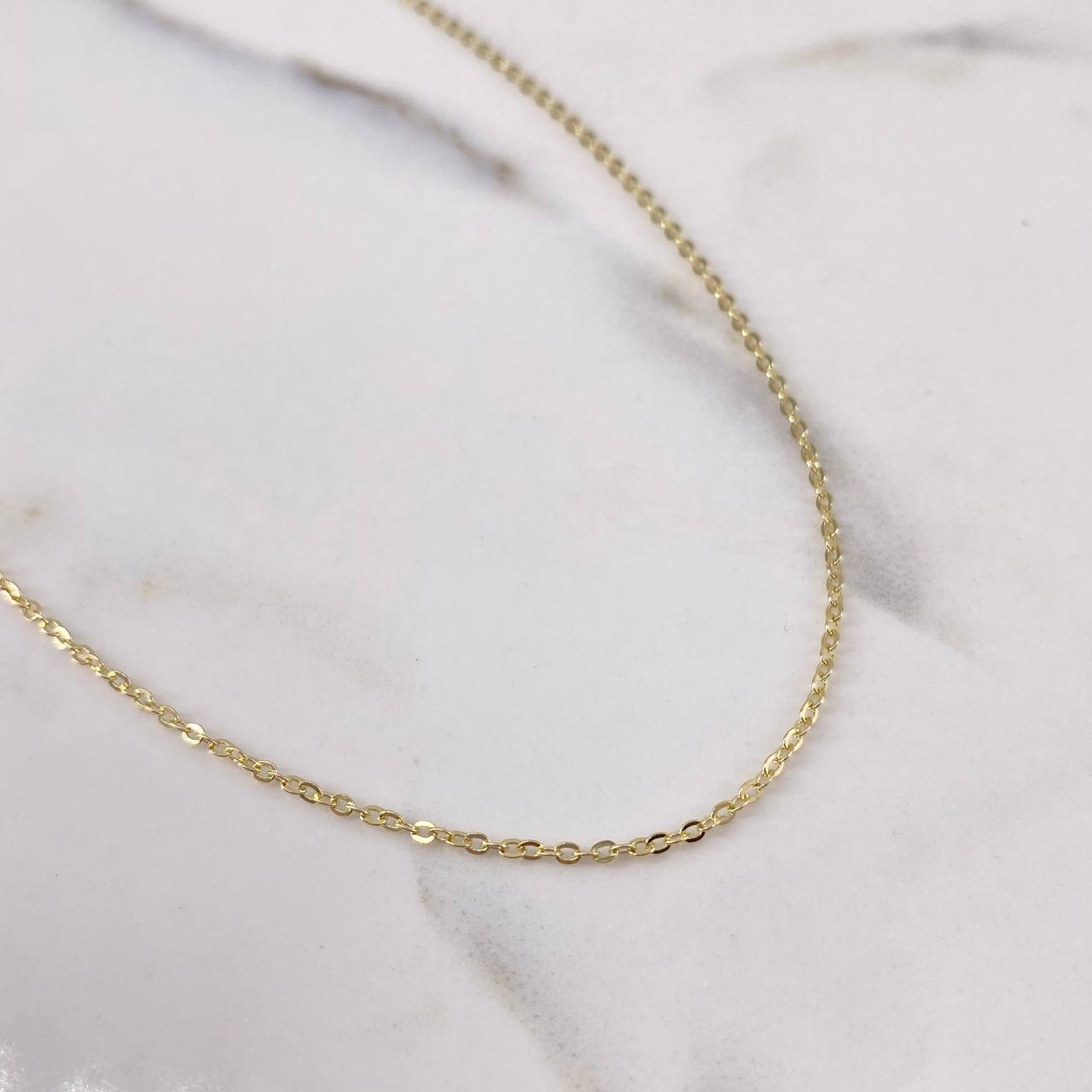 Classic Link Chain 2.2gr / 40cm / 1.2mm 18K Yellow Gold #