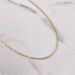 Classic Link Chain 2.2gr / 40cm / 1.2mm 18K Yellow Gold #