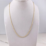Cadena Aro Seguido 2gr / 40cm / 1.2mm Oro Amarillo 18K #