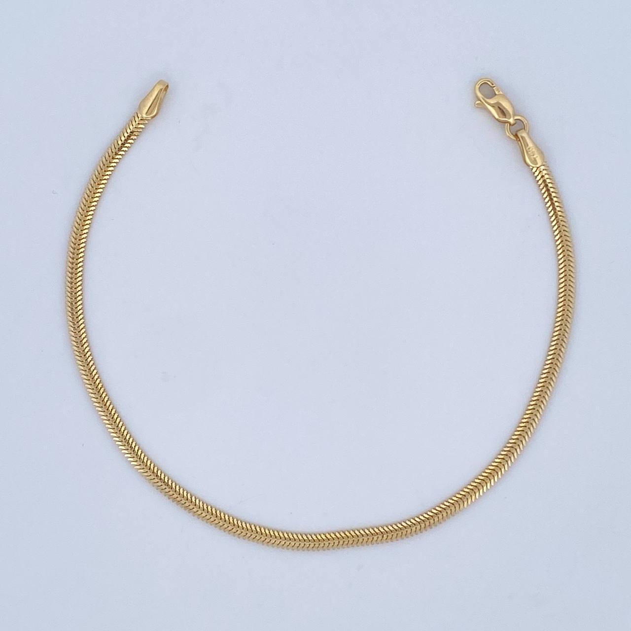 Pulso Serpiente 2.7gr / 18.6cm / +2 Oro 18K &