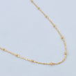 Cadena Morse Bolas 1.95gr / 17 3/4 in / Oro Amarillo +3 18K $