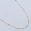 Classic Link Chain Beads 1.15gr / 18in / 18K Gold +3 $