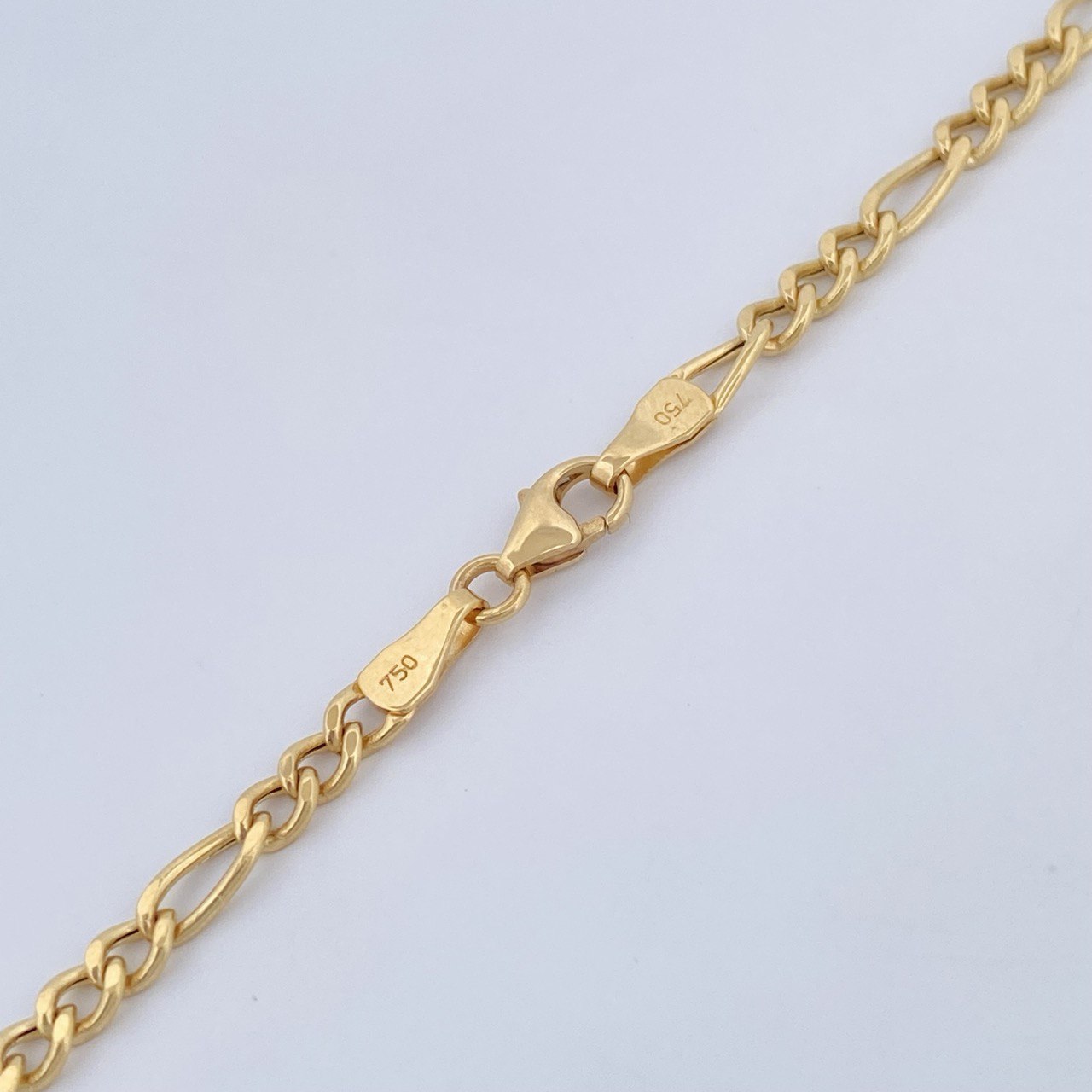 Cadena Figaro 6gr / 21 3/4 in / Oro Amarillo +1 18K $