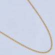 Rope Chain 1.95gr / 23 1/2 in / 18K Gold +3 $