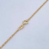 Rope Chain 0.75gr / 15 3/4 in / 18K Gold +3 $