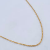 Rope Chain 0.75gr / 15 3/4 in / 18K Gold +3 $