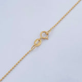 Military Chain Set /1.55gr/45cm/0.6mm + Pendant Pendant /0.45gr/1.5cm Stamped 18K Gold (Offer) &