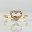 Anillo Silueta Corazon 1.6gr / T5 3/4 / Oro 18K