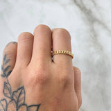 Anillo Cubano 1.75gr / T7 1/2 / Oro 18K