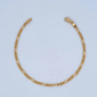 Figaro Bracelet 2.6gr / 7.9in / +1 18K Gold &