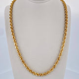 Rope Chain 14gr / 59.9cm / 5mm Yellow Gold +3 18K $