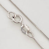 Set Venetian Chain + Emerald Butterfly Pendant 7pts / 1.95g / 20 in 18K White Gold