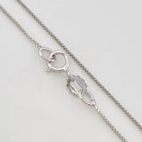Venetian Chain Set + Infinite Heart Pendant Emerald 9pts / 1.8g / 20 in 18K White Gold