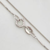 Venetian Chain Set + Heart Silhouette Pendant Emerald 4pts / 1.3g / 18 in 18K White Gold