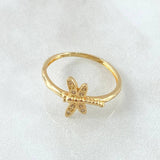 Anillo Libelula 1.7gr / T7 / Oro 18K