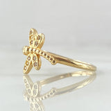 Anillo Libelula 1.7gr / T7 / Oro 18K