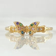 Butterfly Ring in Relief 1.75gr / Size 6 / 18K Gold