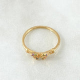 Butterfly Ring in Relief 1.75gr / Size 6 / 18K Gold