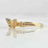 Butterfly Ring in Relief 1.75gr / Size 6 / 18K Gold