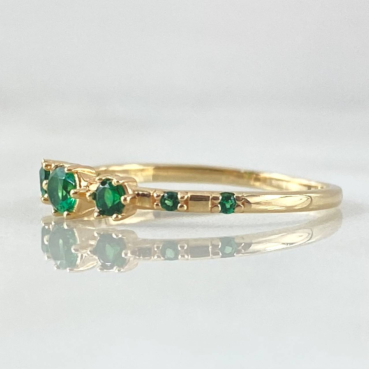 Anillo Triple Orion 1.35gr / T7 / Oro 18K