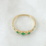 Anillo Triple Orion 1.35gr / T7 / Oro 18K